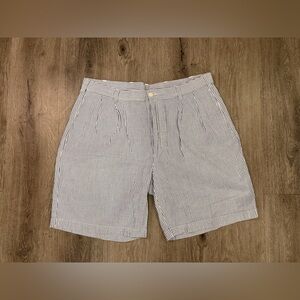 Jos. A. Bank Navy and White Striped Men's Shorts